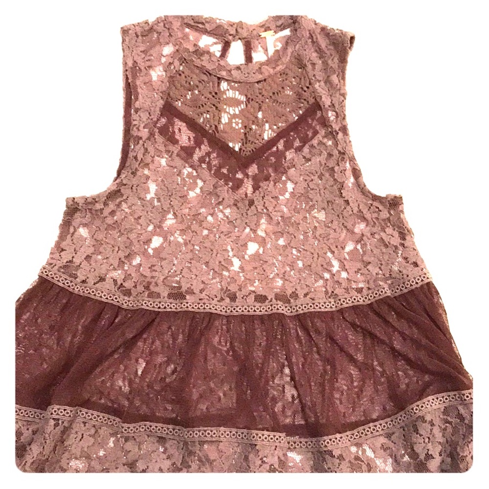 Free People lace tank top